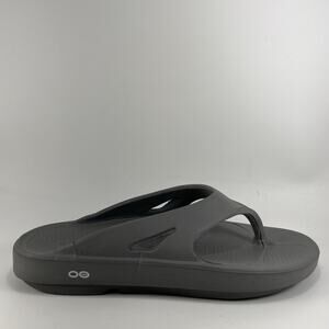 Oofos Ooriginal Flop Flops Mens Size 12, Womens 14 Gray Comfort Recovery Sandal